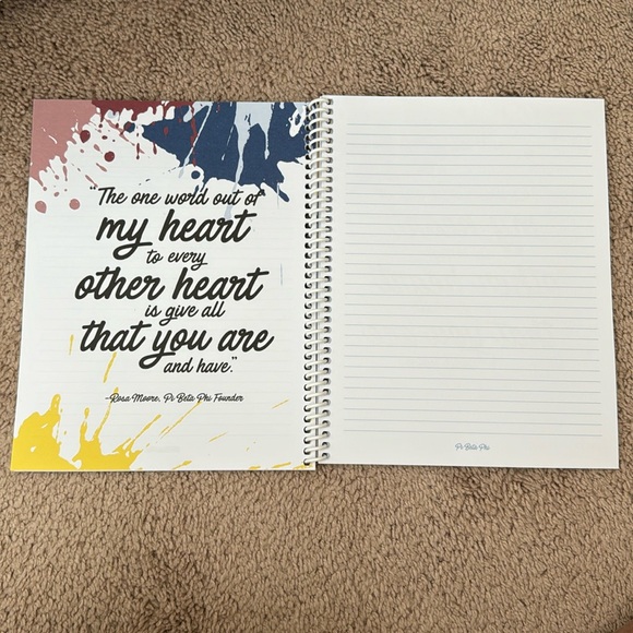 Pi Beta Phi journal/notebook and car decal set - Picture 2 of 3